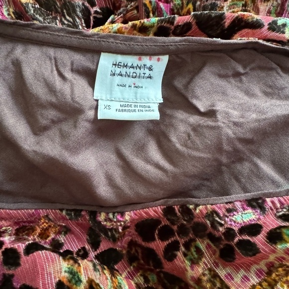 Hemant & Nandita Velvet Burnout Dress - Picture 10 of 10